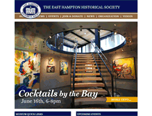 Tablet Screenshot of easthamptonhistory.org